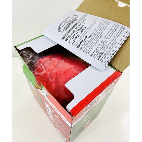 Gemmy Snoopy & Doghouse Christmas Inflatable ~ 4’ LED Airblown Inflatable ~ New - Picture 8 of 8